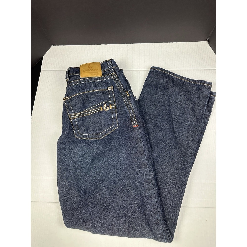 LAPCO FR Jeans Mens 33x32 Blue Regular Straight Flame Resistant Denim P-INDM10